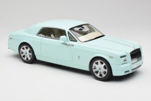 Rolls-Royce Phantom Coupe Turchese Blå Kyosho 1:18 08862TBL Metall — bild 6 av 8