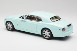 Rolls-Royce Phantom Coupe Turchese Blå Kyosho 1:18 08862TBL Metall — bild 7 av 8