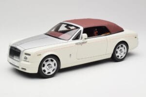 Rolls-Royce Phantom Drophead Coupe English Vit Kyosho 1:18 08871EW2 Metall — bild 3 av 10
