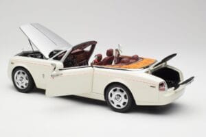 Rolls-Royce Phantom Drophead Coupe English Vit Kyosho 1:18 08871EW2 Metall — bild 7 av 10