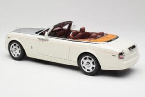Rolls-Royce Phantom Drophead Coupe English Vit Kyosho 1:18 08871EW2 Metall — bild 9 av 10