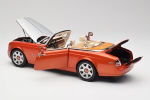 Rolls-Royce Phantom Drophead Coupe Mandarin Orange Kyosho 1:18 08871P Metall — bild 7 av 10