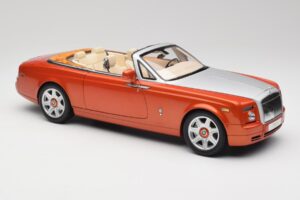 Rolls-Royce Phantom Drophead Coupe Mandarin Orange Kyosho 1:18 08871P Metall — bild 8 av 10