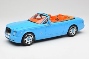 Rolls-Royce Phantom Drophead Coupe Powder Blå Kyosho 1:18 08871BL Metall