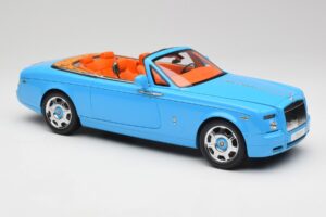 Rolls-Royce Phantom Drophead Coupe Powder Blå Kyosho 1:18 08871BL Metall — bild 8 av 10