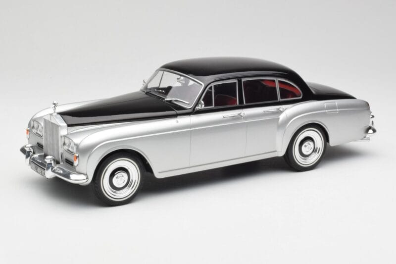 Rolls-Royce Silver Cloud III Mulliner Silver & Svart MCG 1:18 MCG18128 Metall