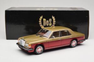 Rolls-Royce Silver Spirit Beige Röd BoS Models 1:18 BOS061 Resin — bild 6 av 6
