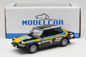 Saab 99 EMS #1 P. Eklund / B. Cederberg Rally Sweden 1977 MCG 1:18 MCG18825R Metall — bild 6 av 6