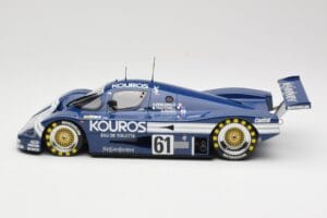 Sauber Mercedes C9 Kouros Racing #61 M. Thackwell / H. Pescarolo 24 Hours of Le Mans 1987 Minichamps 1:18 155873561 Metall — bild 3 av 6