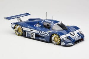 Sauber Mercedes C9 Kouros Racing #61 M. Thackwell / H. Pescarolo 24 Hours of Le Mans 1987 Minichamps 1:18 155873561 Metall — bild 4 av 6