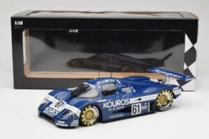 Sauber Mercedes C9 Kouros Racing #61 M. Thackwell / H. Pescarolo 24 Hours of Le Mans 1987 Minichamps 1:18 155873561 Metall — bild 6 av 6