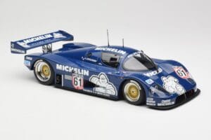 Sauber Mercedes C9 Michelin #61 J-L. Schlesser Winner ADAC Supersprint 1987 Minichamps 1:18 155873581 Metall — bild 4 av 6