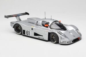 Sauber Mercedes C9 #61 M. Baldi / K. Acheson / G. Brancatelli 2nd Place 24 Hours of Le Mans 1989 Minichamps 1:18 155893561 Me — bild 4 av 6