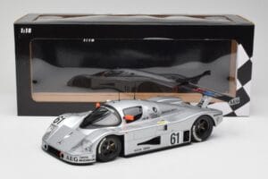 Sauber Mercedes C9 #61 M. Baldi / K. Acheson / G. Brancatelli 2nd Place 24 Hours of Le Mans 1989 Minichamps 1:18 155893561 Me — bild 6 av 6