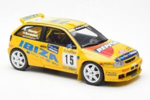 SEAT Ibiza Kit Car Evo 2 #15 H. Rovanpera / R. Pietilanen Rally Monte Carlo 1998 Otto 1:18 OT445 Resin — bild 4 av 6