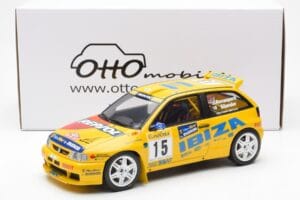 SEAT Ibiza Kit Car Evo 2 #15 H. Rovanpera / R. Pietilanen Rally Monte Carlo 1998 Otto 1:18 OT445 Resin — bild 6 av 6