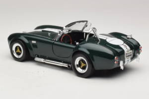 Shelby Cobra 427 S/C Mörkgrön Vita Ränder Road Signature 1:18 92058-P1 Metall — bild 7 av 8
