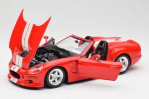 Shelby Series 1 Cabriolet Röd Bburago 1:18 3353 Metall — bild 2 av 8