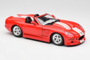Shelby Series 1 Cabriolet Röd Bburago 1:18 3353 Metall — bild 6 av 8