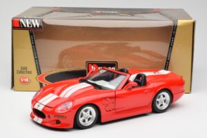Shelby Series 1 Cabriolet Röd Bburago 1:18 3353 Metall — bild 8 av 8