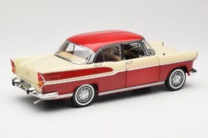 Simca Chambord Röd & Elfenben Norev 1:18 185721 Metall — bild 3 av 8