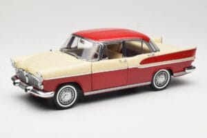 Simca Chambord Röd & Elfenben Norev 1:18 185721 Metall