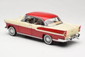 Simca Chambord Röd & Elfenben Norev 1:18 185721 Metall — bild 7 av 8