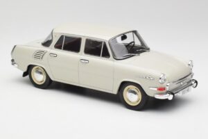 Skoda 1000 MB Grå & Vit MCG 1:18 MCG18275 Metall — bild 4 av 6