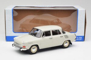 Skoda 1000 MB Grå & Vit MCG 1:18 MCG18275 Metall — bild 6 av 6