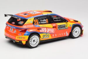 Skoda Fabia Rally2 #25 P. Lopez Rally Monte Carlo 2024 IXO 1:18 18RMC199 Metall — bild 2 av 6