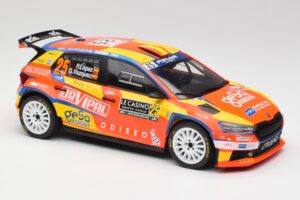 Skoda Fabia Rally2 #25 P. Lopez Rally Monte Carlo 2024 IXO 1:18 18RMC199 Metall — bild 4 av 6