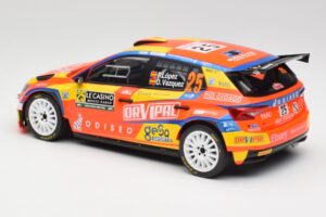 Skoda Fabia Rally2 #25 P. Lopez Rally Monte Carlo 2024 IXO 1:18 18RMC199 Metall — bild 5 av 6