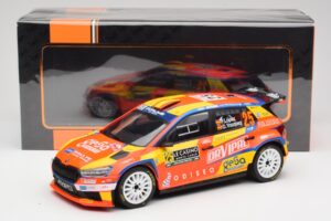 Skoda Fabia Rally2 #25 P. Lopez Rally Monte Carlo 2024 IXO 1:18 18RMC199 Metall — bild 6 av 6