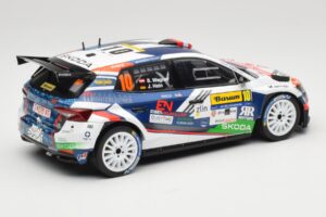 Skoda Fabia Rally2 #10 S. Wagner / G. Winter Barum Czech Rally Zlín 2024 IXO 1:18 18RMC221 Metall — bild 2 av 6
