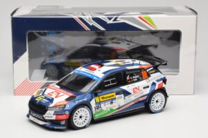 Skoda Fabia Rally2 #10 S. Wagner / G. Winter Barum Czech Rally Zlín 2024 IXO 1:18 18RMC221 Metall — bild 6 av 6