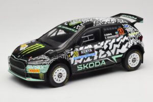 Skoda Fabia Rally2 #20 O. Solberg / E. Edmund Safari Rally Kenya 2024 IXO 1:18 18RMC222 Metall