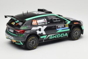 Skoda Fabia Rally2 #22 Toksport G. Greensmith / J. Andersson Safari Rally Kenya 2024 IXO 1:18 18RMC209 Metall — bild 2 av 6