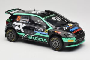 Skoda Fabia Rally2 #22 Toksport G. Greensmith / J. Andersson Safari Rally Kenya 2024 IXO 1:18 18RMC209 Metall — bild 4 av 6