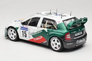 Skoda Fabia WRC #15 T. Gardemeister / P. Lukander WRC 1999 Solido 1:18 90457 Metall — bild 7 av 8