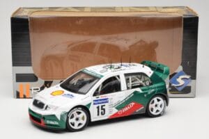 Skoda Fabia WRC #15 T. Gardemeister / P. Lukander WRC 1999 Solido 1:18 90457 Metall — bild 8 av 8