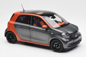 Smart Forfour W453 Lava Orange Grafit Grå Norev 1:18 B66960298 Metall — bild 6 av 8