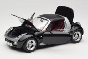 Smart Roadster Svart Bburago 1:18 34099-M1 Metall — bild 2 av 8