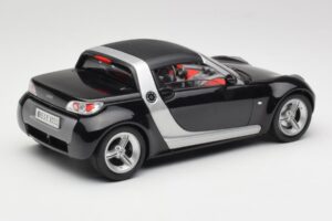 Smart Roadster Svart Bburago 1:18 34099-M1 Metall — bild 3 av 8