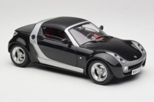 Smart Roadster Svart Bburago 1:18 34099-M1 Metall — bild 6 av 8