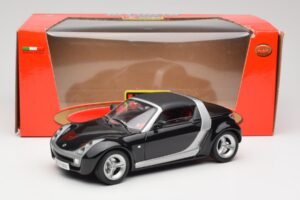 Smart Roadster Svart Bburago 1:18 34099-M1 Metall — bild 8 av 8