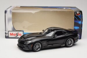 SRT Viper GTS Svart Maisto 1:18 31128 Metall — bild 8 av 8