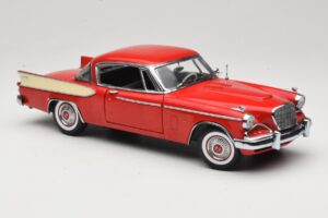 Studebaker Golden Hawk Apache Red Motor City 1:18 80009 Metall — bild 6 av 8