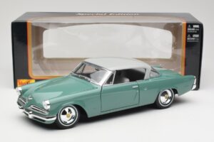 Studebaker Starliner Seafoam Grön & Shasta Vit Maisto 1:18 31651 Metall — bild 8 av 8