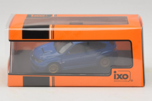 Subaru Impreza WRX STI GR Custom Version Blå IXO 1:43 CLC553N Metall — bild 4 av 4