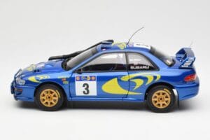 Subaru Impreza WRC #3 C. McRae / N. Grist Safari Rally Winner 1997 AUTOart 1:18 89792 Metall — bild 4 av 8
